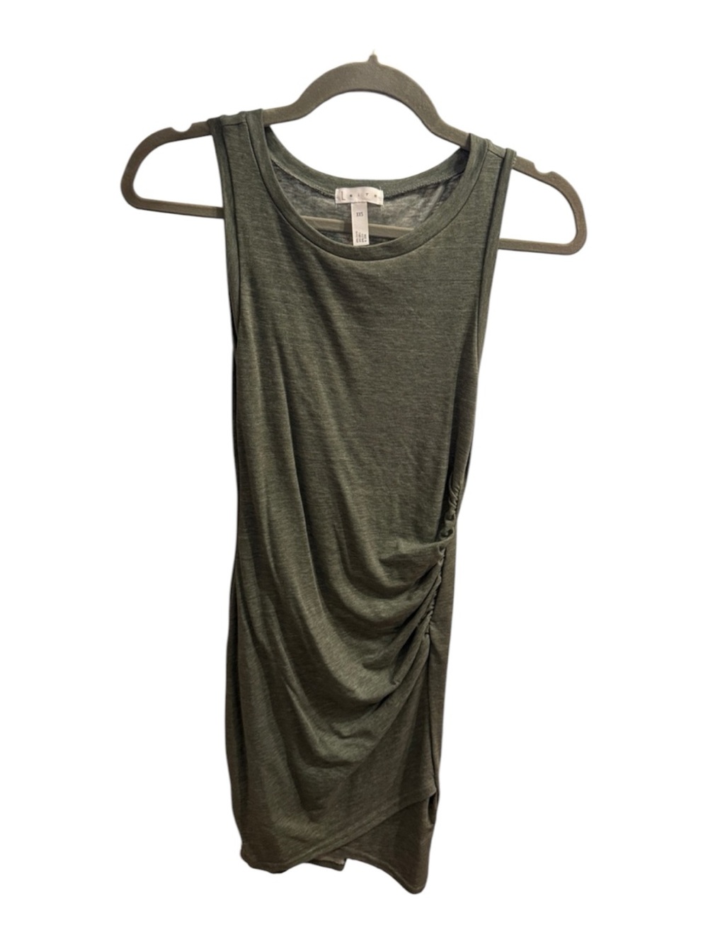 Leith Olive Green Crewneck Tank Top - Picture 5 of 5